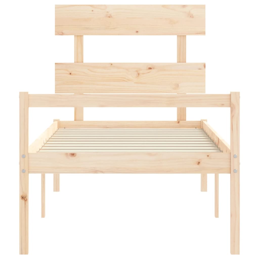 Seniorseng med hodegavl 90x200 cm heltre