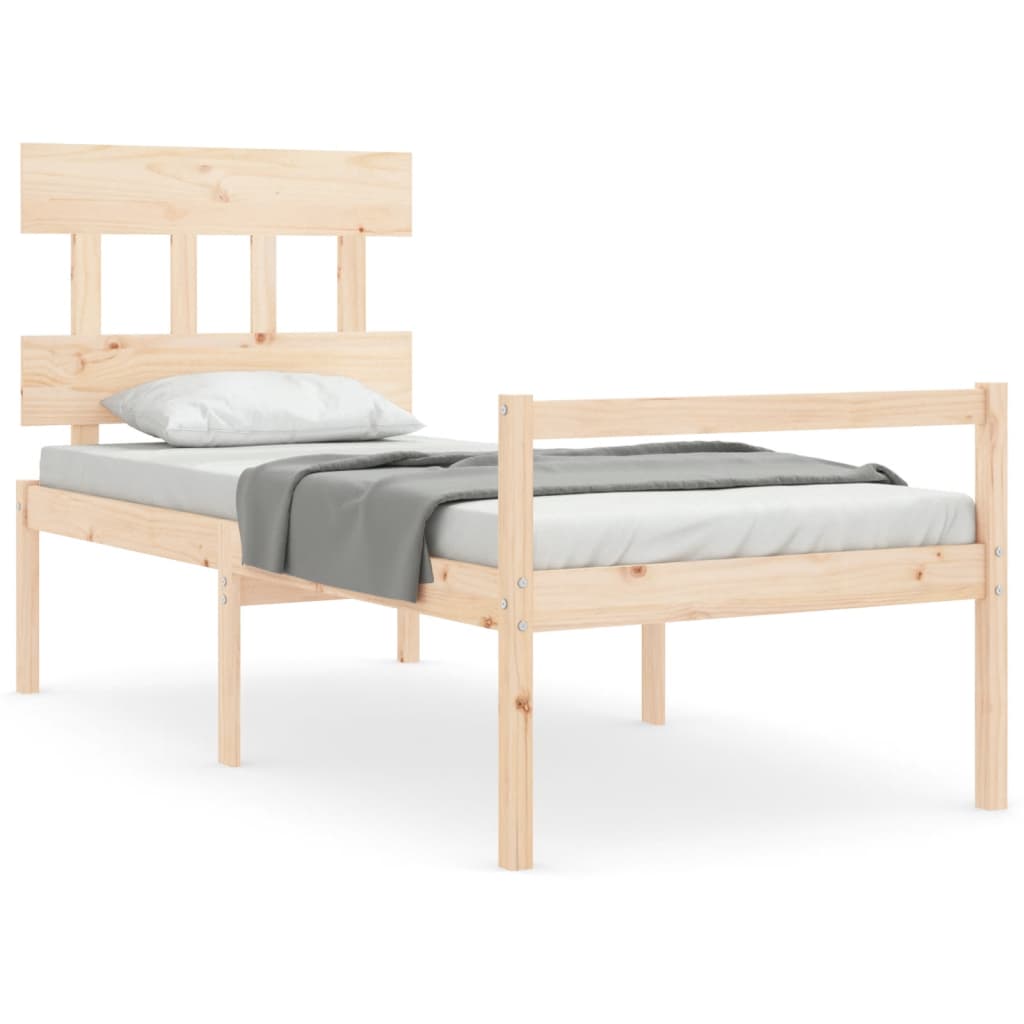 Seniorseng med hodegavl 90x200 cm heltre