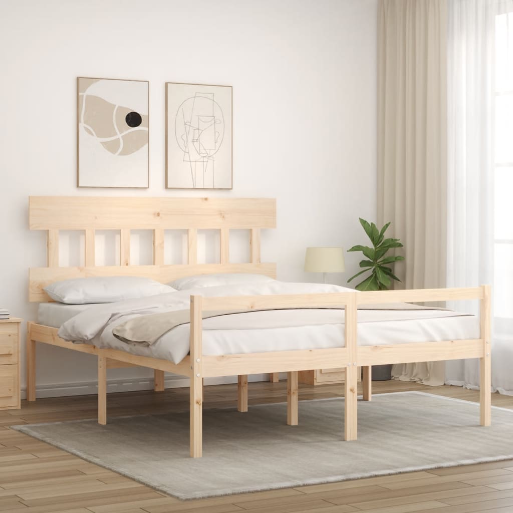 Seniorseng med hodegavl 160x200 cm heltre