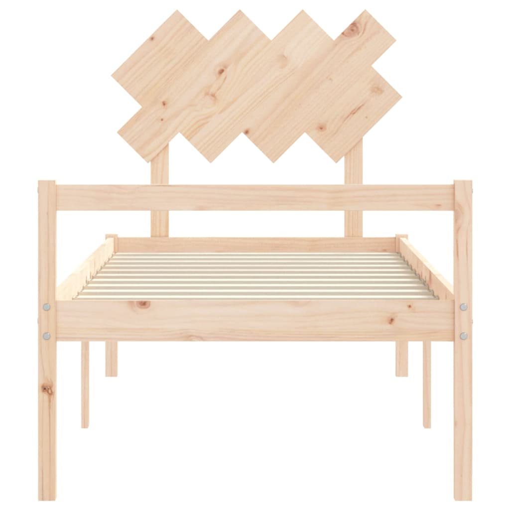 Seniorseng med hodegavl 90x200 cm heltre
