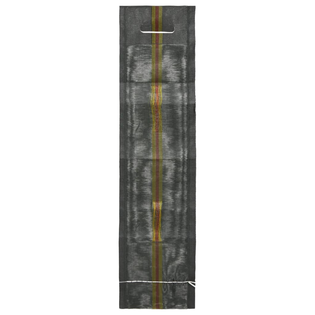 Sandsekker 10 stk mørk grønn 103x25 cm HDPE