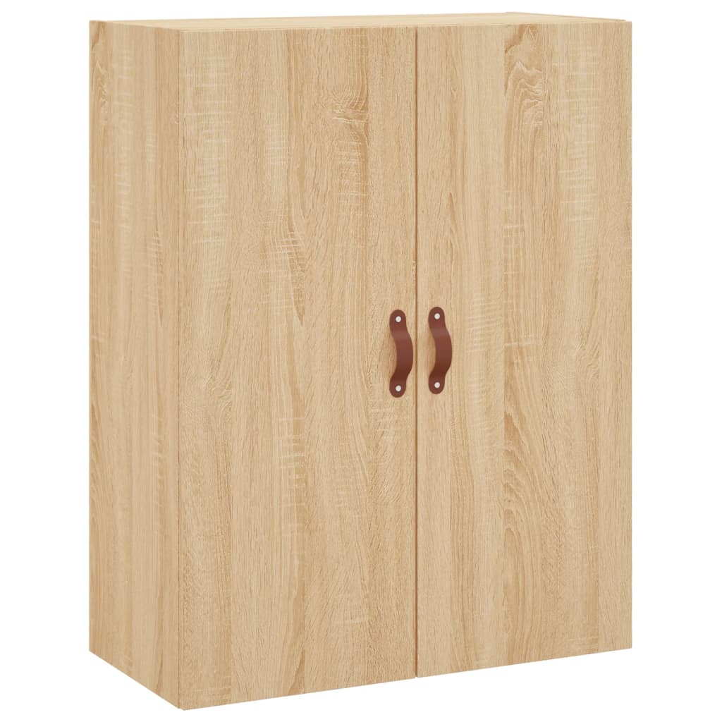 Veggskap 2 stk sonoma eik 69,5x34x90 cm