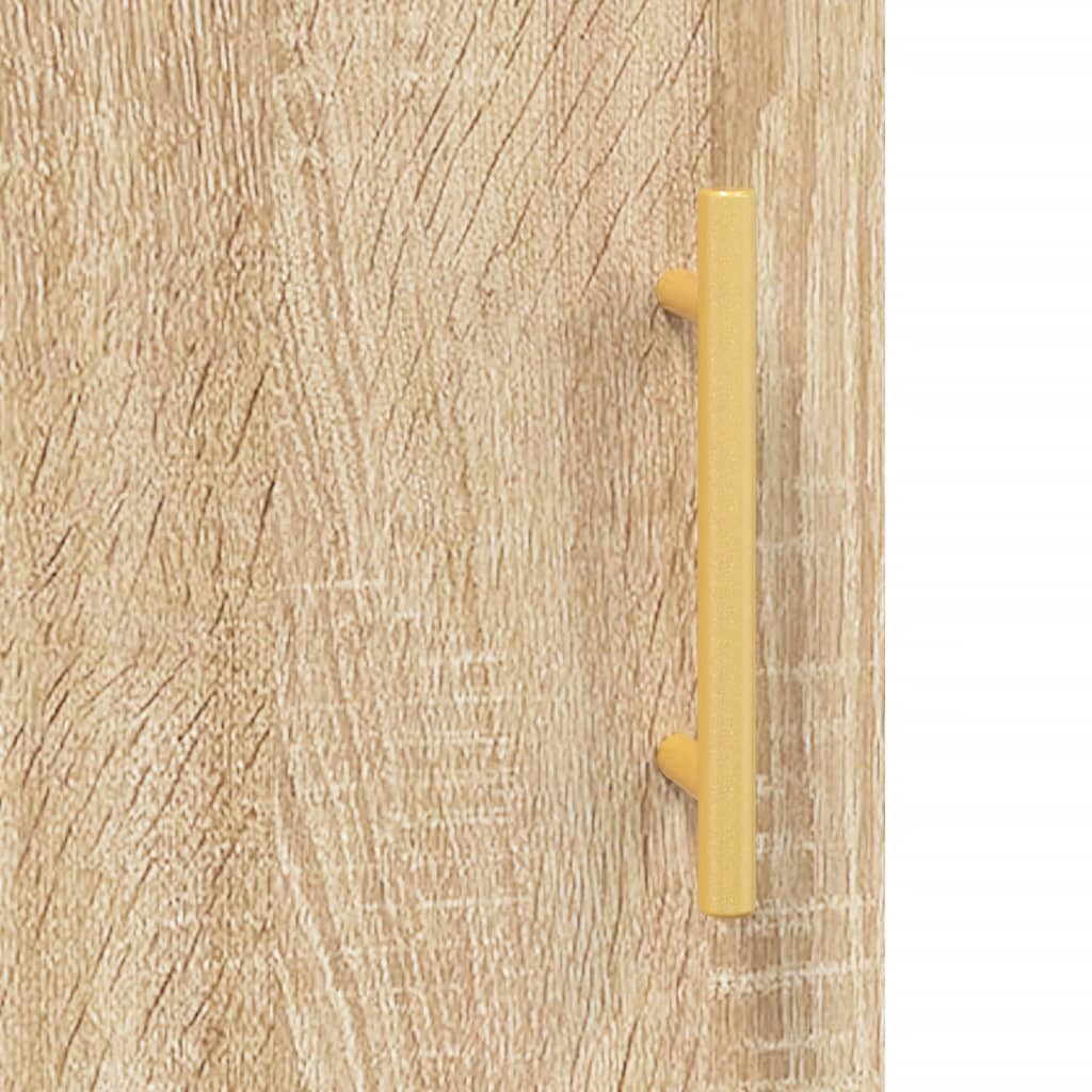 Veggskap 2 stk sonoma eik 69,5x34x90 cm