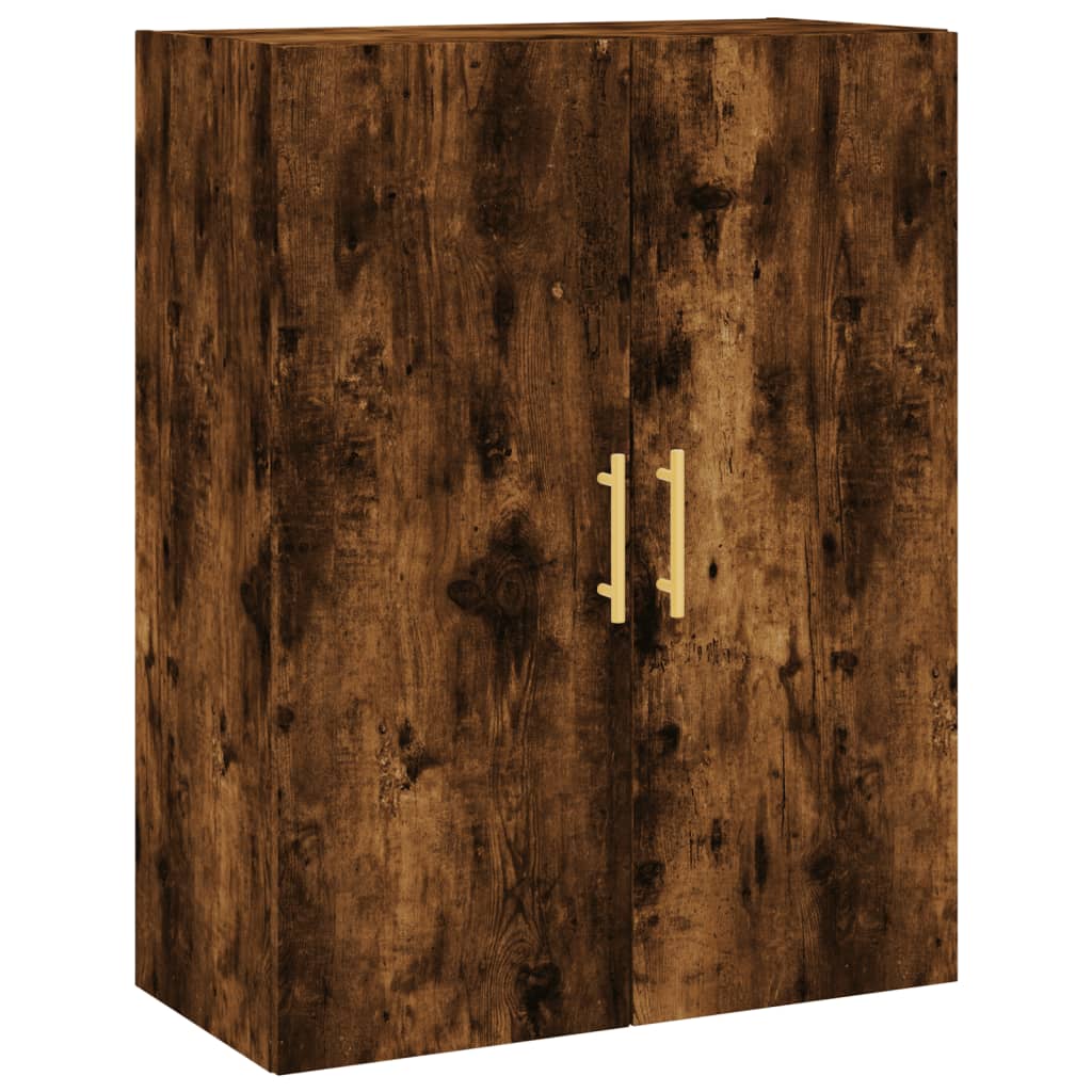 Veggskap 2 stk røkt eik 69,5x34x90 cm