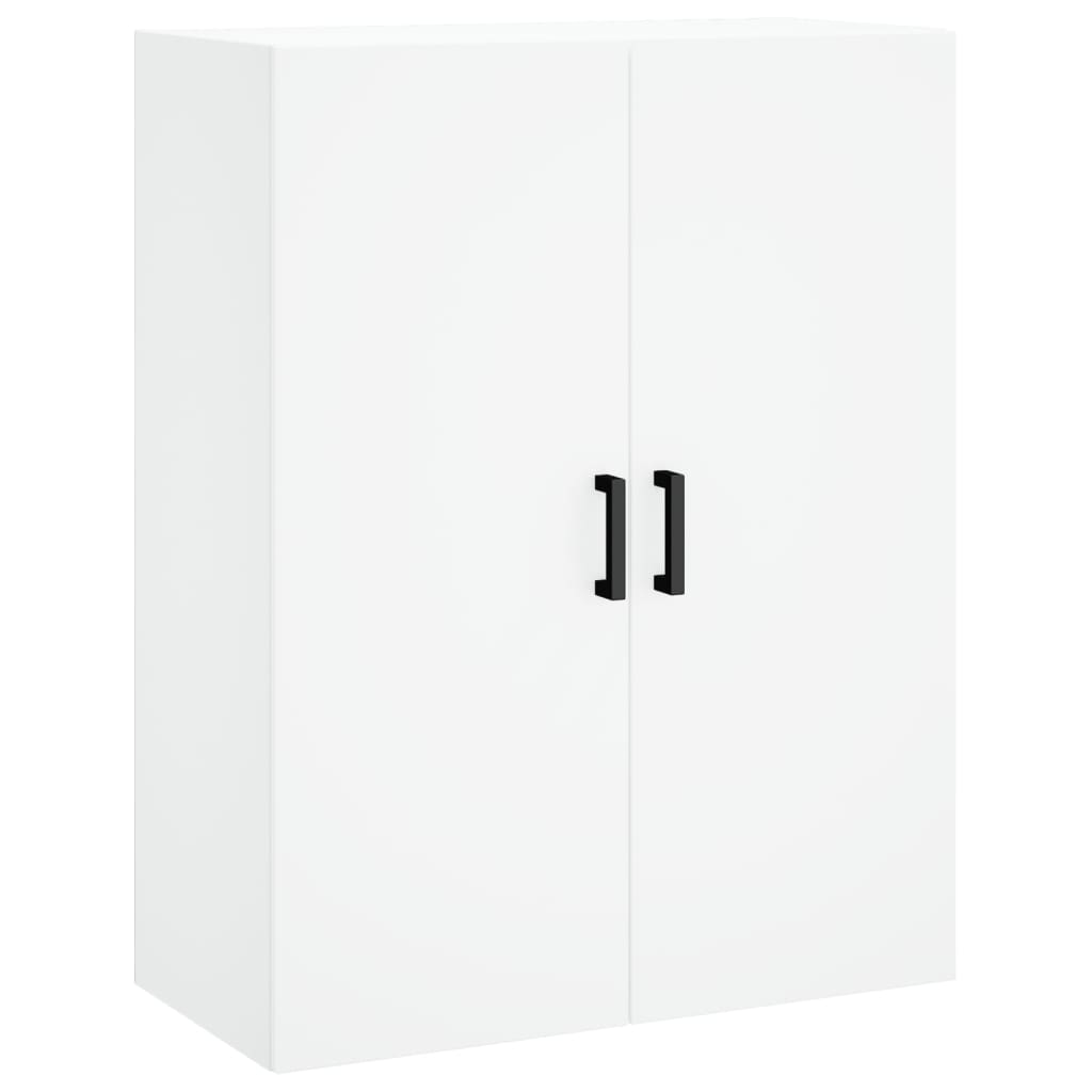 Veggskap 2 stk hvit 69,5x34x90 cm