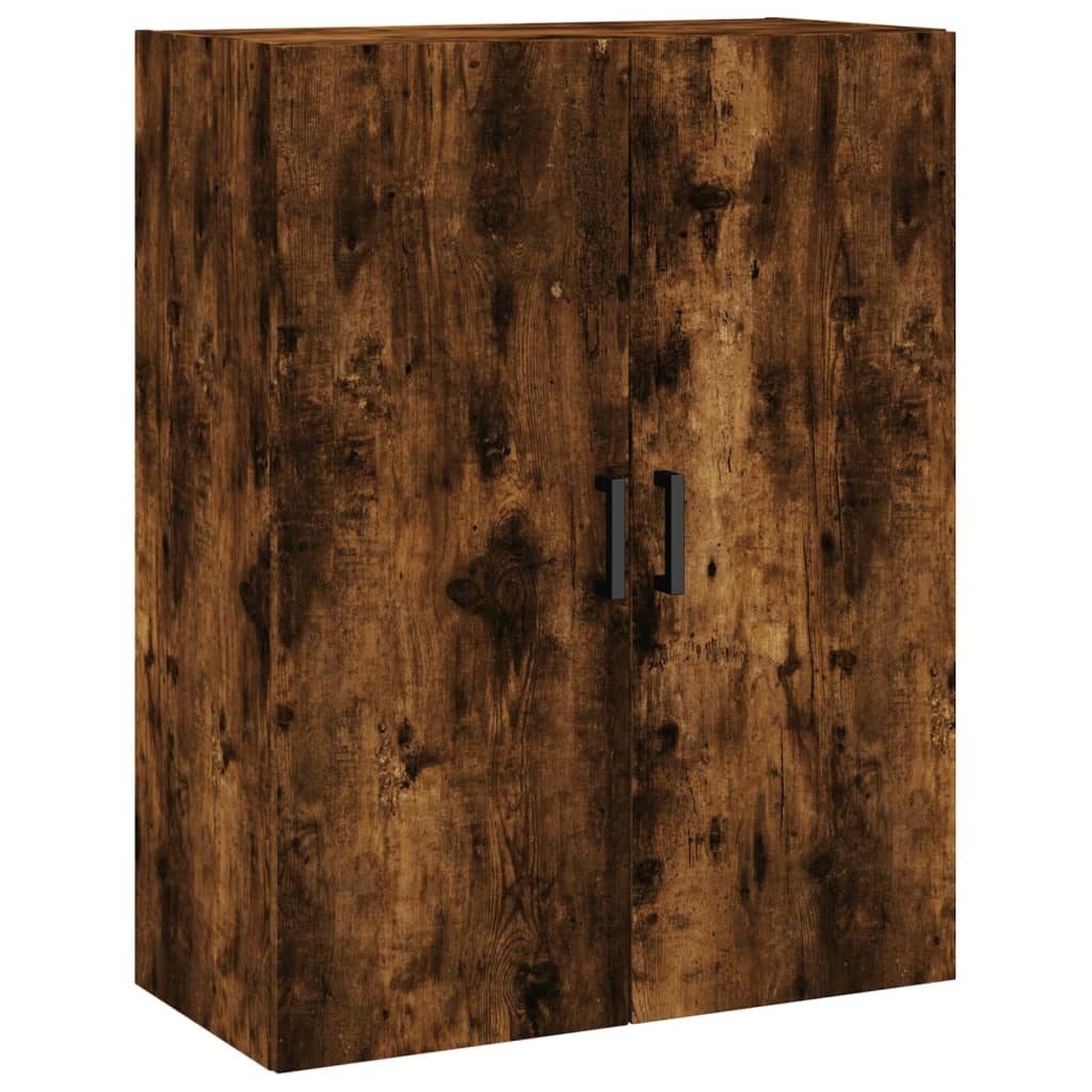 Veggskap 2 stk røkt eik 69,5x34x90 cm