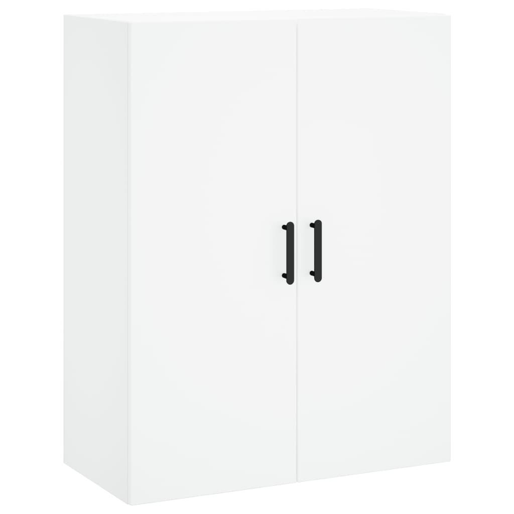 Veggskap 2 stk hvit 69,5x34x90 cm