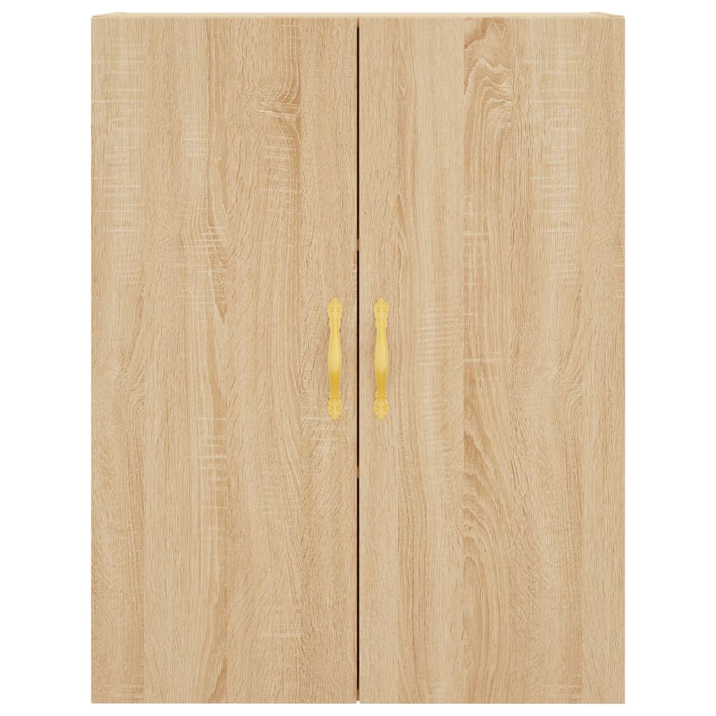 Highboard sonoma eik 69,5x34x180 cm konstruert tre