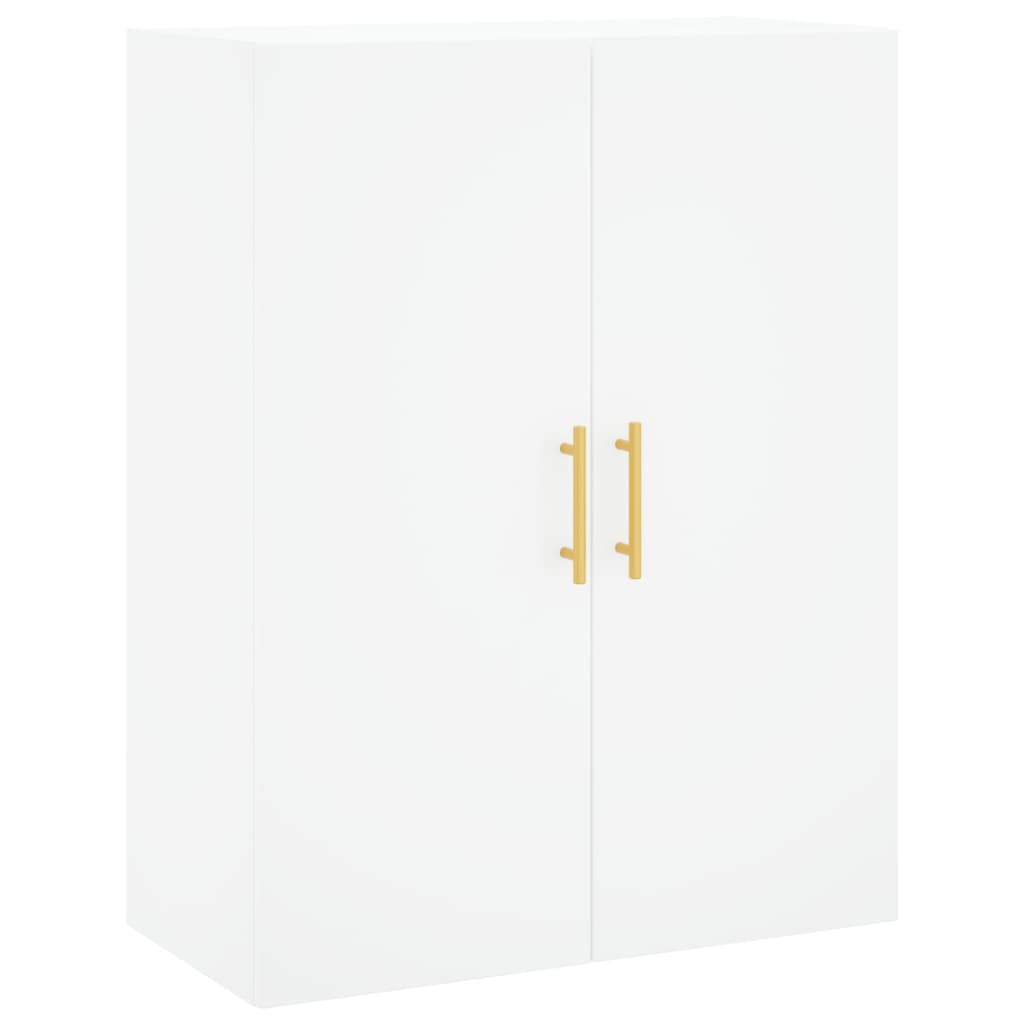 Highboard hvit 69,5x34x180 cm konstruert tre vidaXL