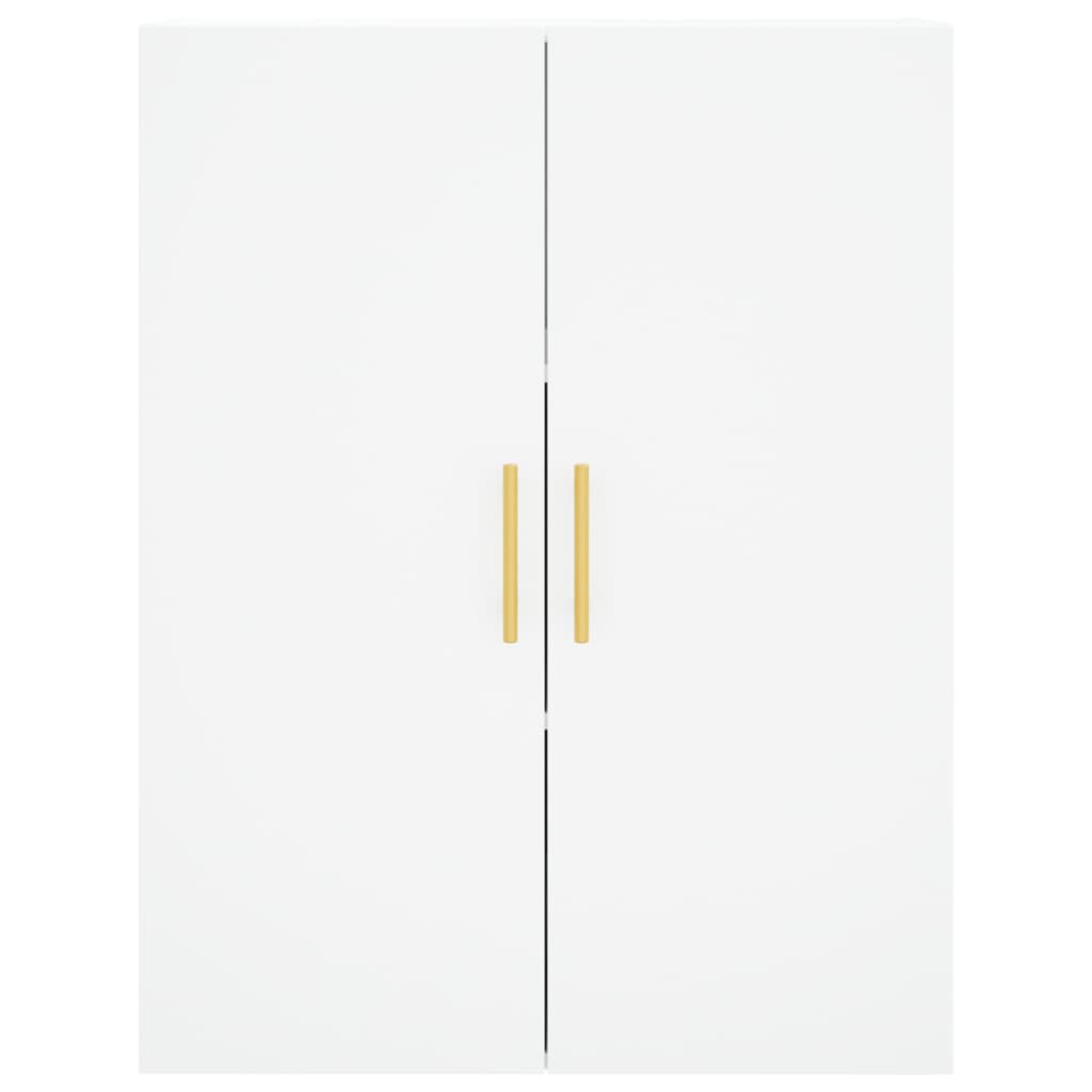 Highboard hvit 69,5x34x180 cm konstruert tre vidaXL