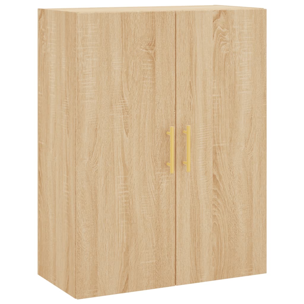Highboard sonoma eik 69,5x34x180 cm konstruert tre