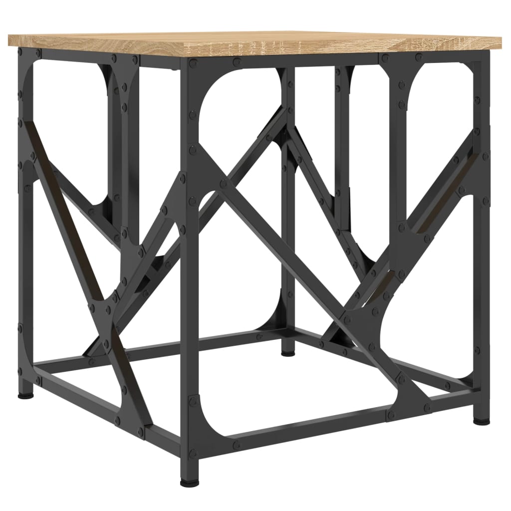 Salongbord sonoma eik 45x45x47,5 cm konstruert tre
