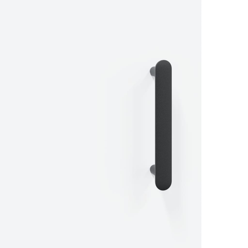 Skjenk hvit 90x34x80 cm konstruert tre