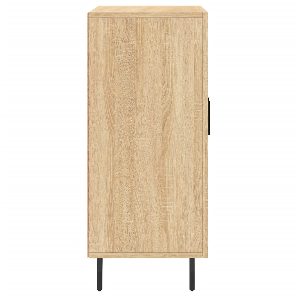 Skjenk sonoma eik 90x34x80 cm konstruert tre