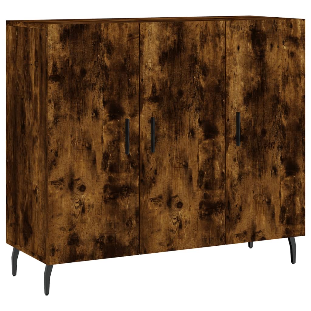 Skjenk røkt eik 90x34x80 cm konstruert tre