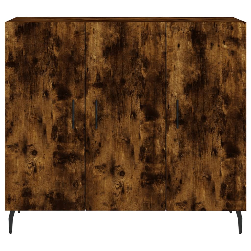 Skjenk røkt eik 90x34x80 cm konstruert tre