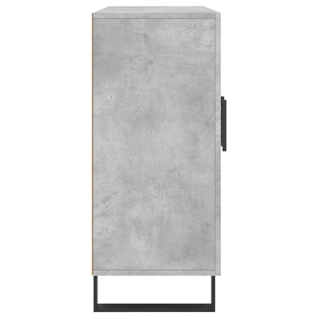Skjenk betonggrå 90x34x80 cm konstruert tre