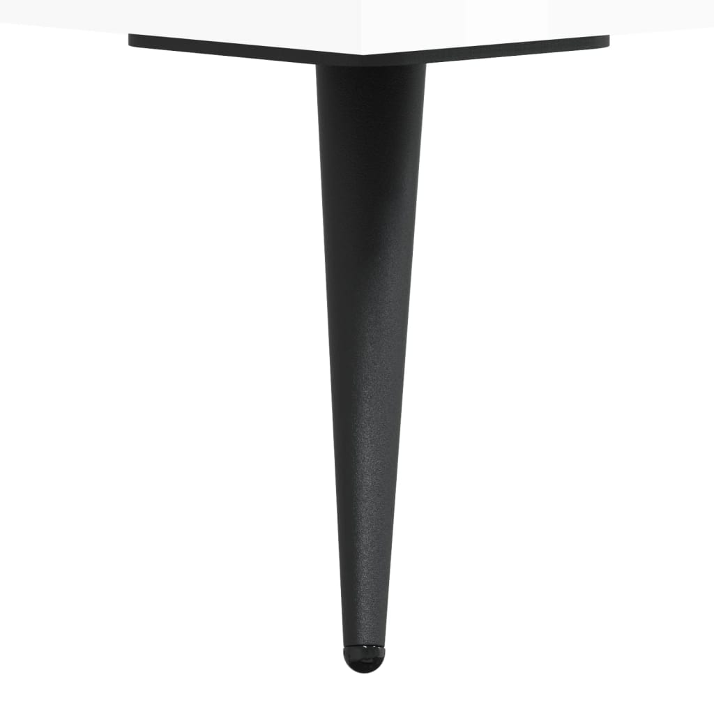 Skjenk høyglans hvit 100x36x60 cm konstruert tre