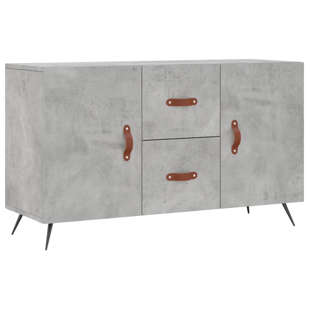 Skjenk betonggrå 100x36x60 cm konstruert tre