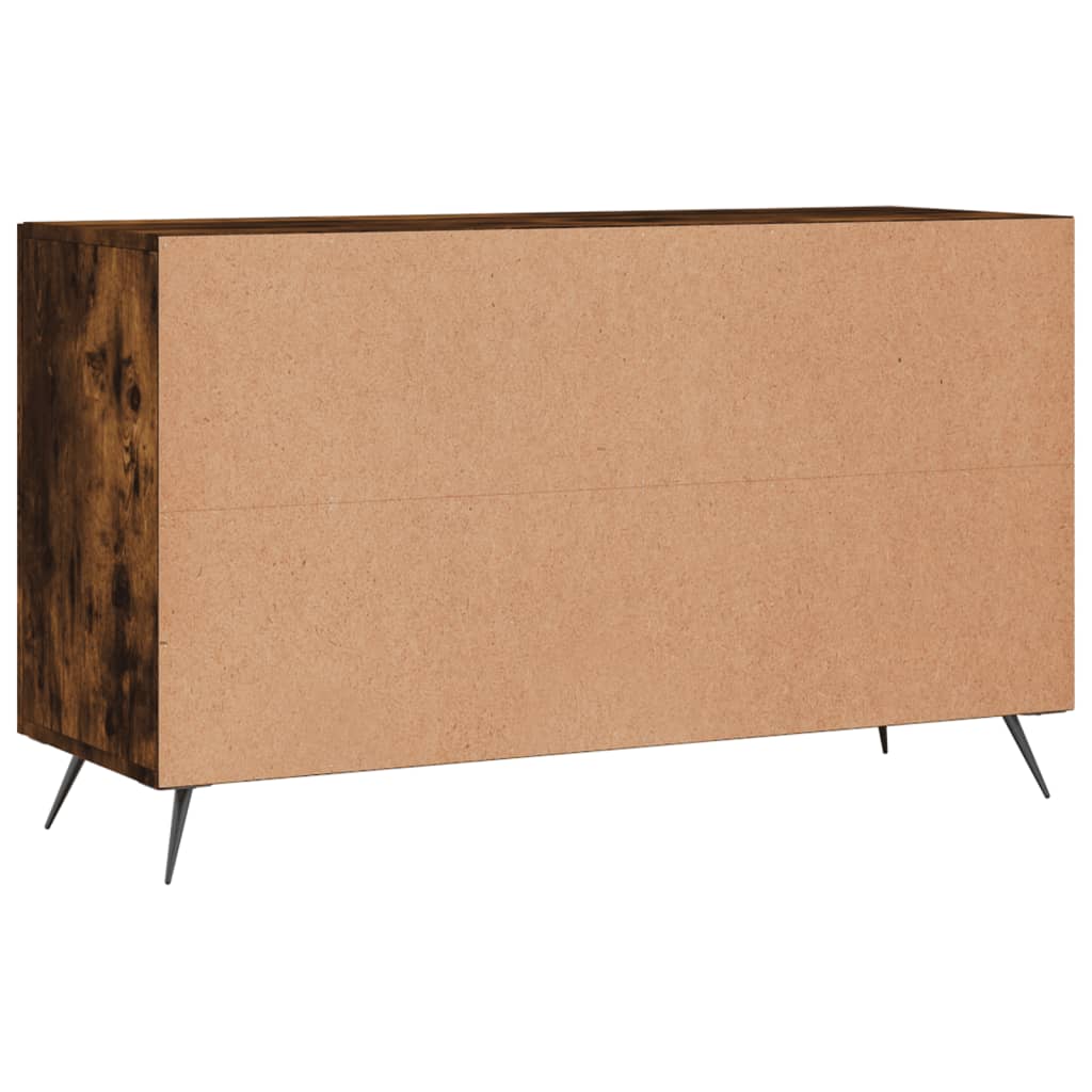 Skjenk røkt eik 100x36x60 cm konstruert tre