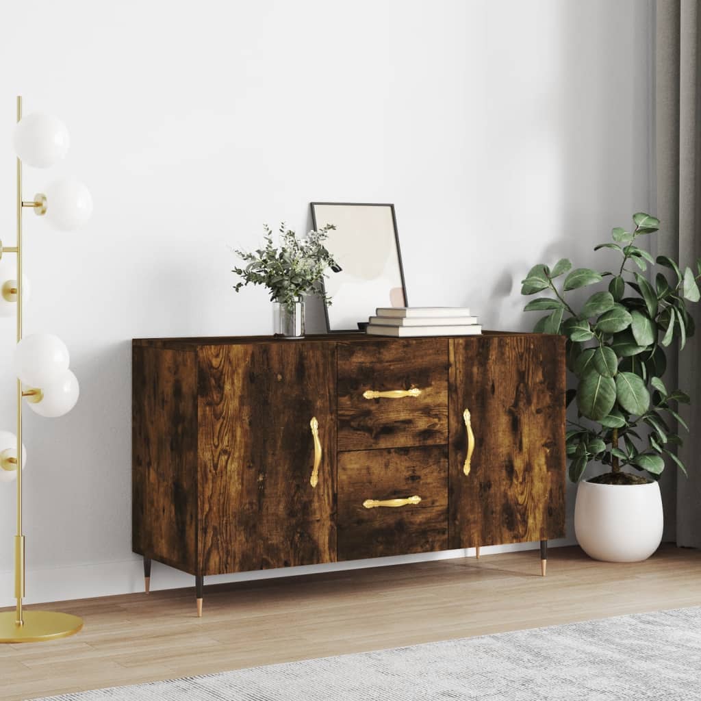 Skjenk røkt eik 100x36x60 cm konstruert tre