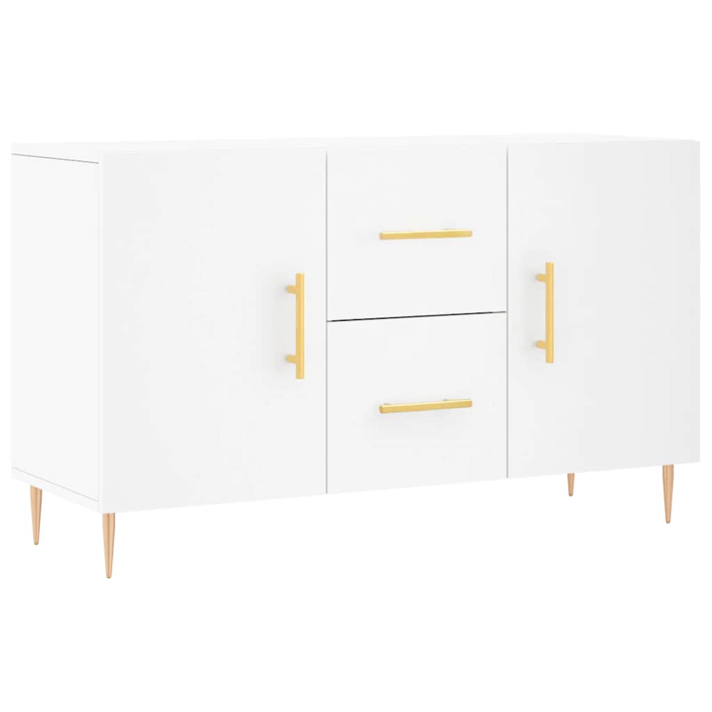Skjenk hvit 100x36x60 cm konstruert tre