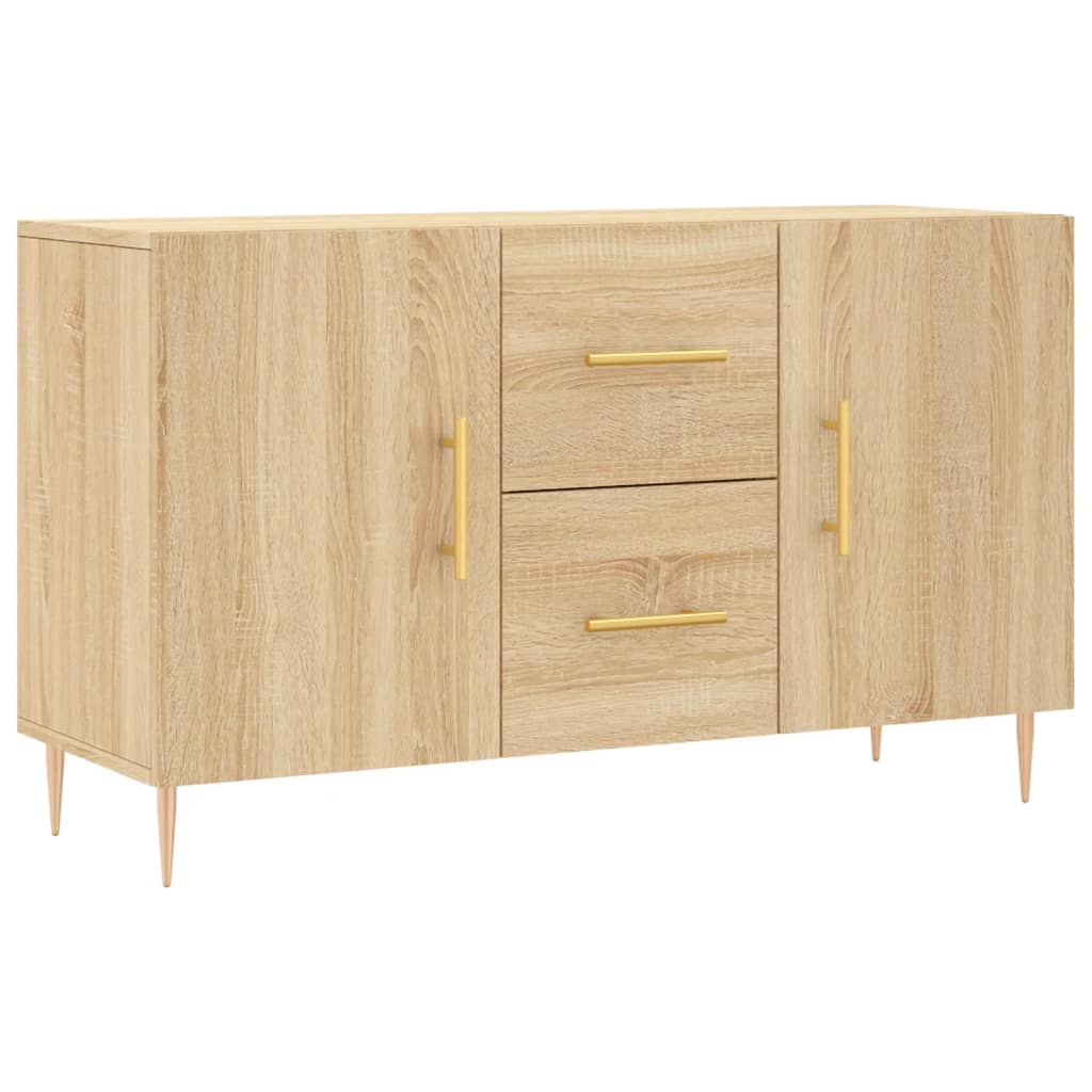 Skjenk sonoma eik 100x36x60 cm konstruert tre