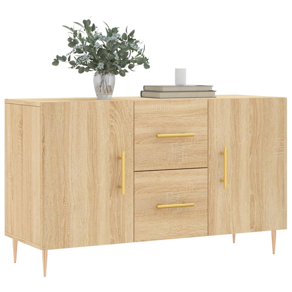 Skjenk sonoma eik 100x36x60 cm konstruert tre