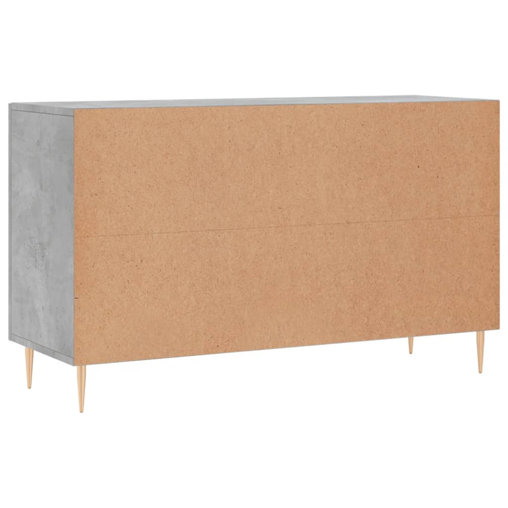 Skjenk betonggrå 100x36x60 cm konstruert tre