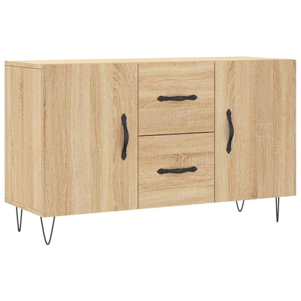 Skjenk sonoma eik 100x36x60 cm konstruert tre