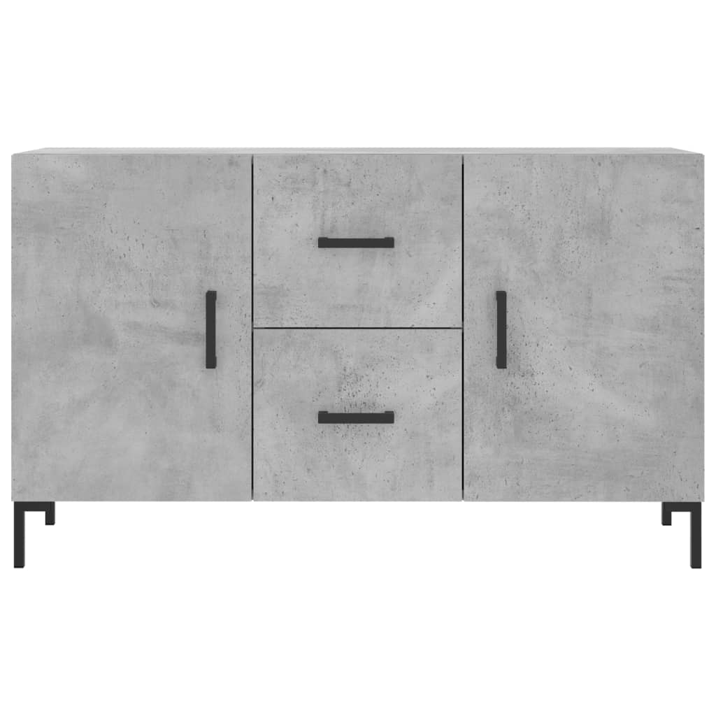 Skjenk betonggrå 100x36x60 cm konstruert tre