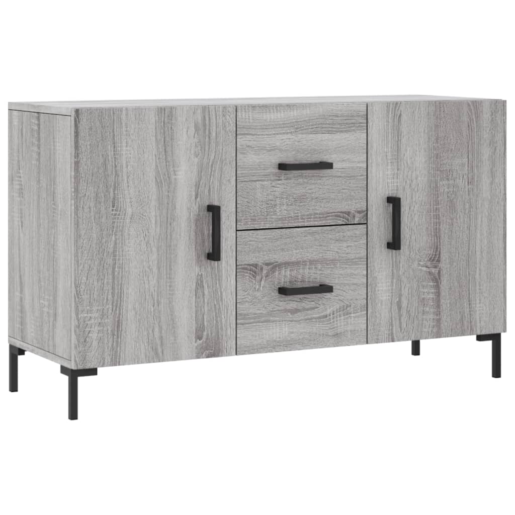 Skjenk grå sonoma 100x36x60 cm konstruert tre vidaXL