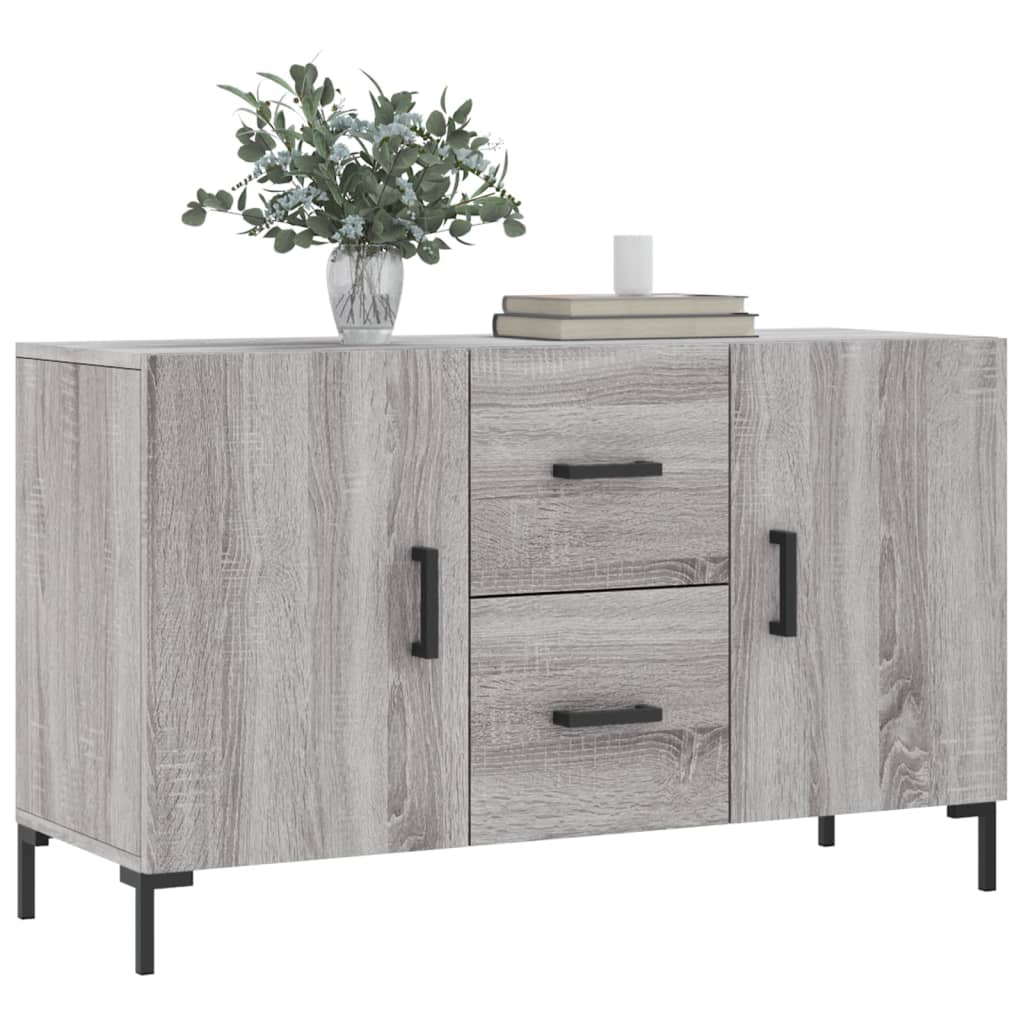 Skjenk grå sonoma 100x36x60 cm konstruert tre vidaXL