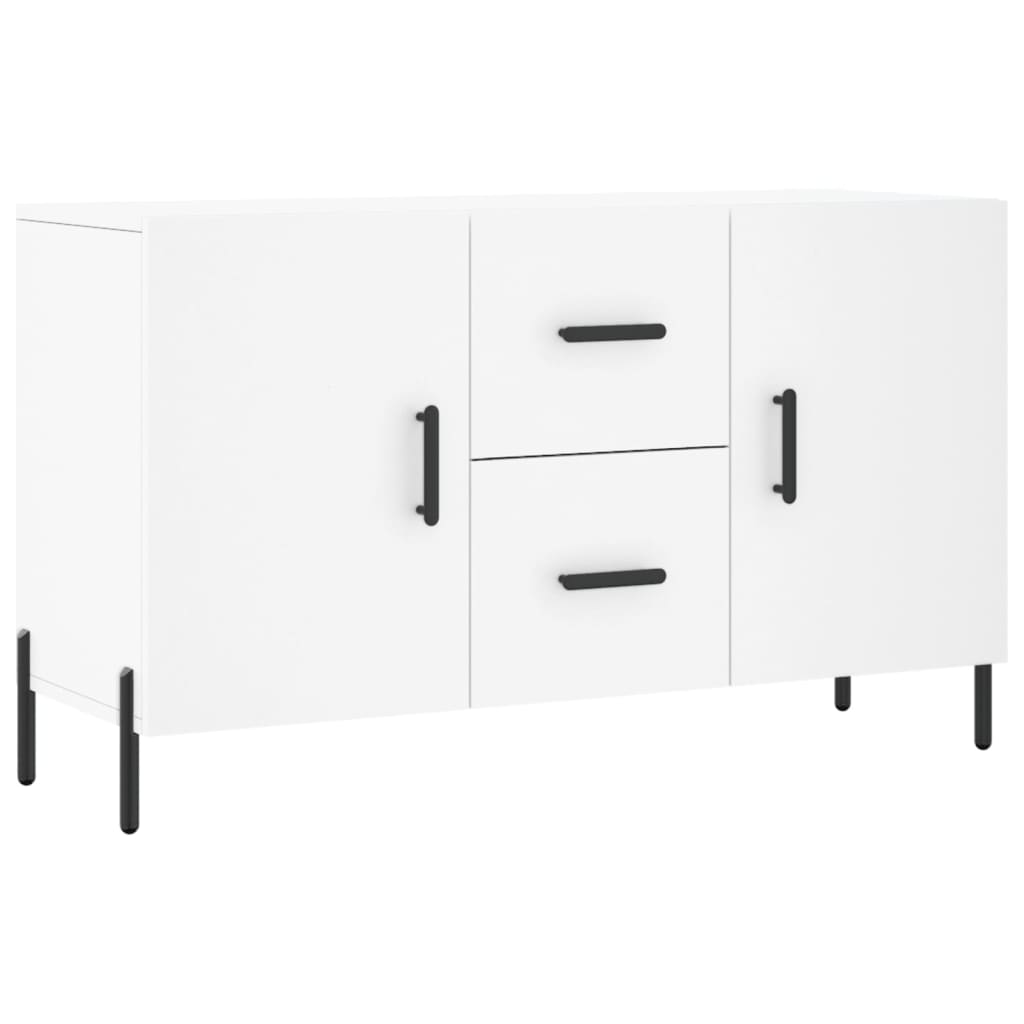 Skjenk hvit 100x36x60 cm konstruert tre