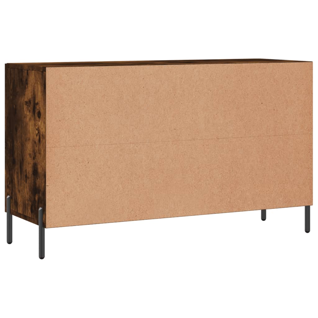 Skjenk røkt eik 100x36x60 cm konstruert tre