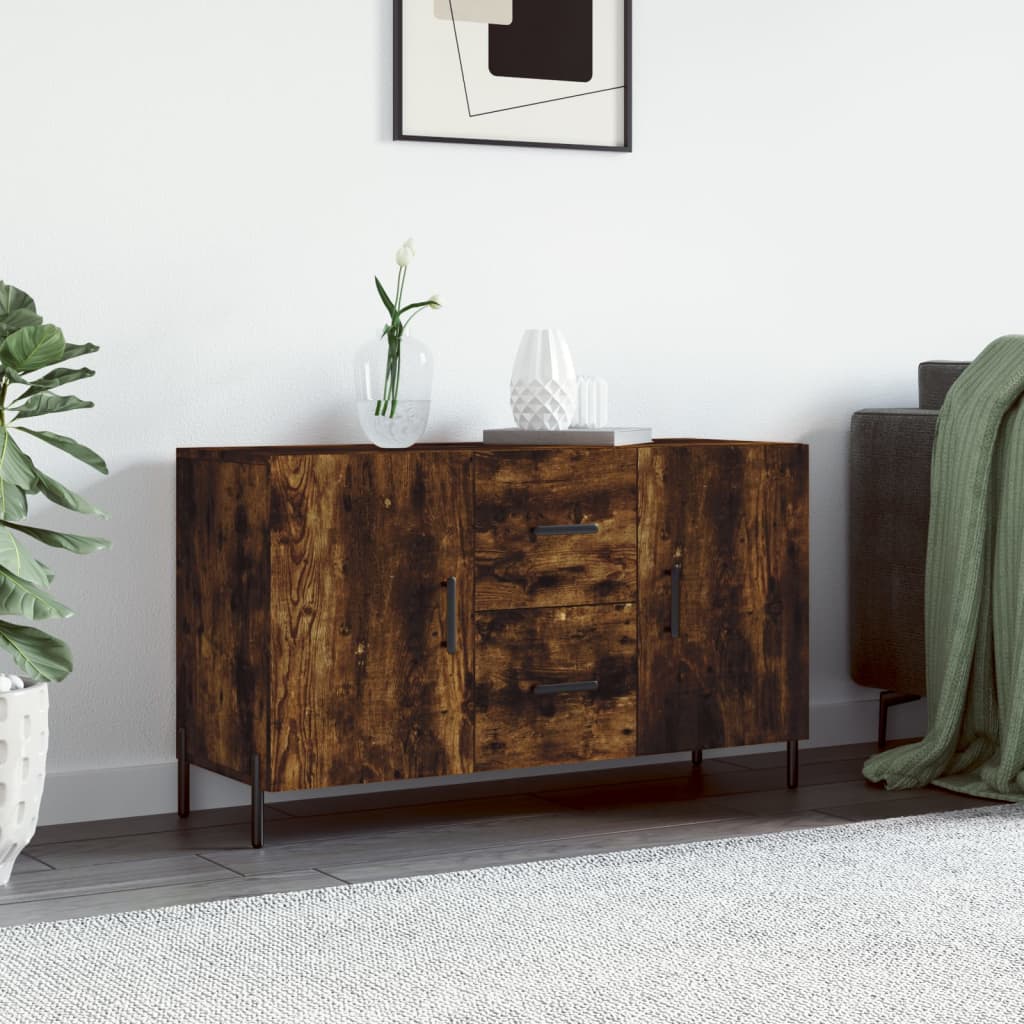 Skjenk røkt eik 100x36x60 cm konstruert tre