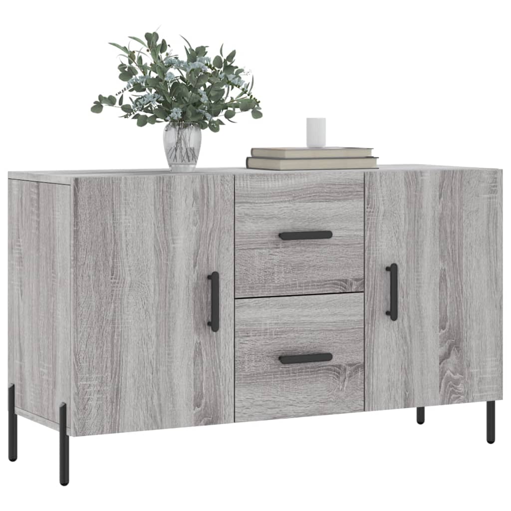 Skjenk grå sonoma 100x36x60 cm konstruert tre