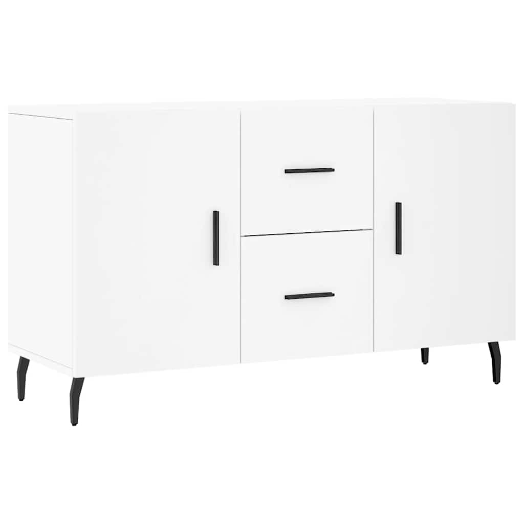 Skjenk hvit 100x36x60 cm konstruert tre