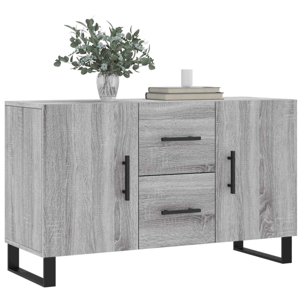 Skjenk grå sonoma 100x36x60 cm konstruert tre