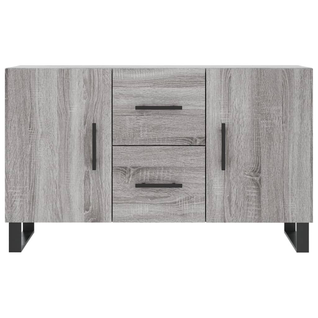 Skjenk grå sonoma 100x36x60 cm konstruert tre