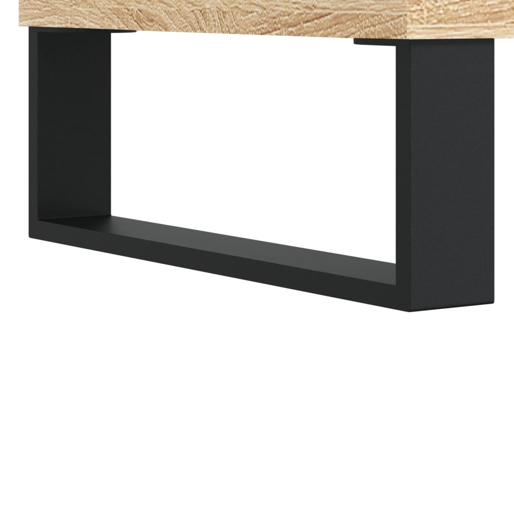 Highboard sonoma eik 69,5x31x115 cm konstruert tre
