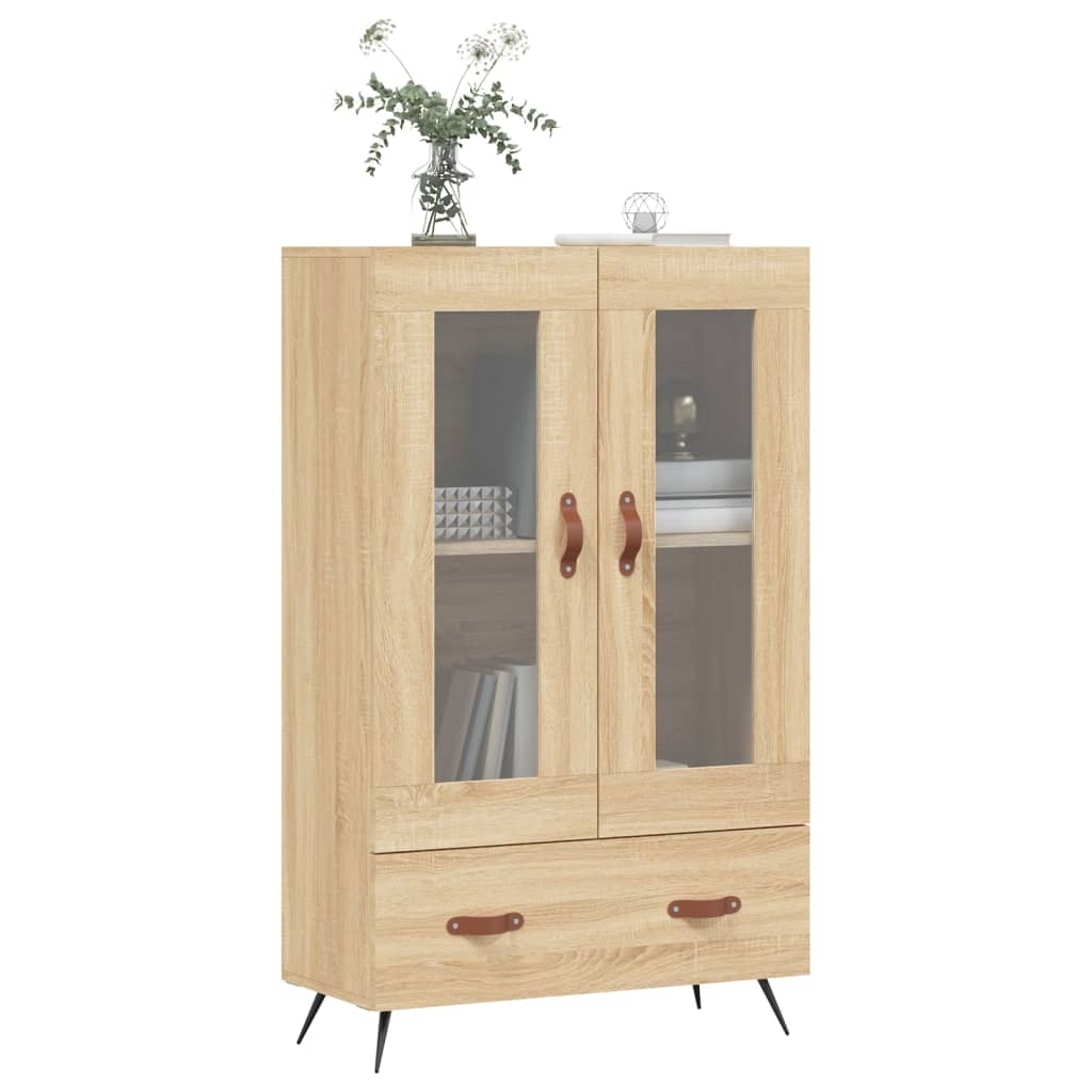 Highboard sonoma eik 69,5x31x115 cm konstruert tre