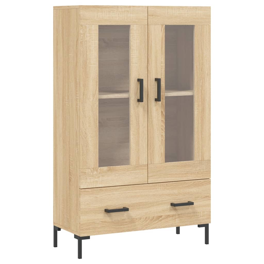 Highboard sonoma eik 69,5x31x115 cm konstruert tre