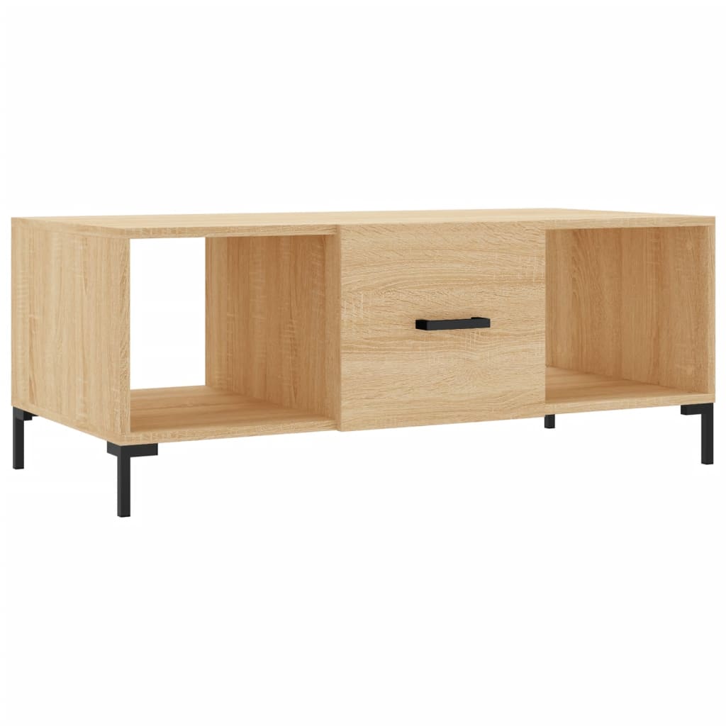 Salongbord sonoma eik 102x50x40 cm konstruert tre