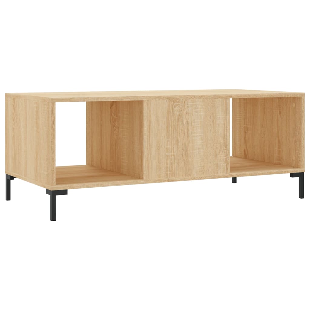 Salongbord sonoma eik 102x50x40 cm konstruert tre