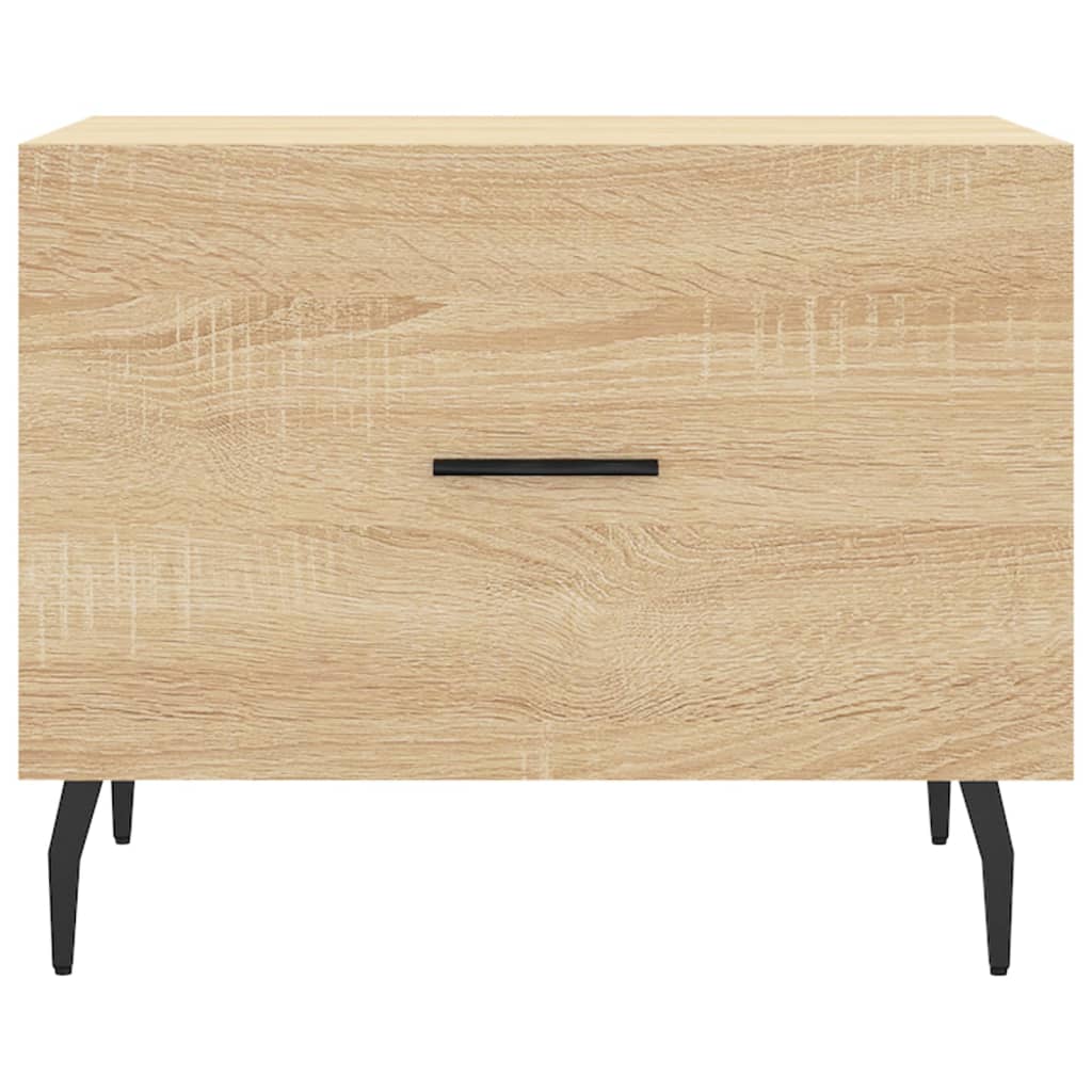 Salongbord sonoma eik 50x50x40 cm konstruert tre