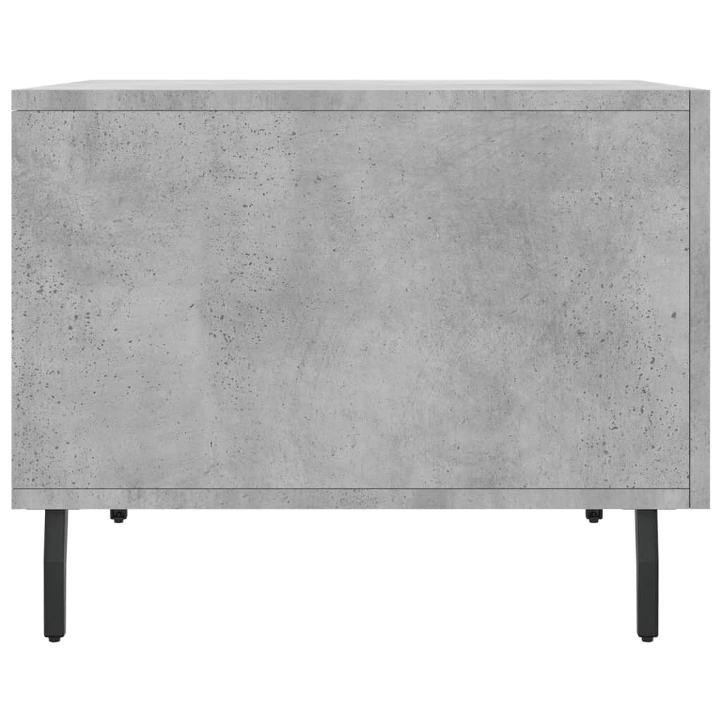 Salongbord betonggrå 50x50x40 cm konstruert tre