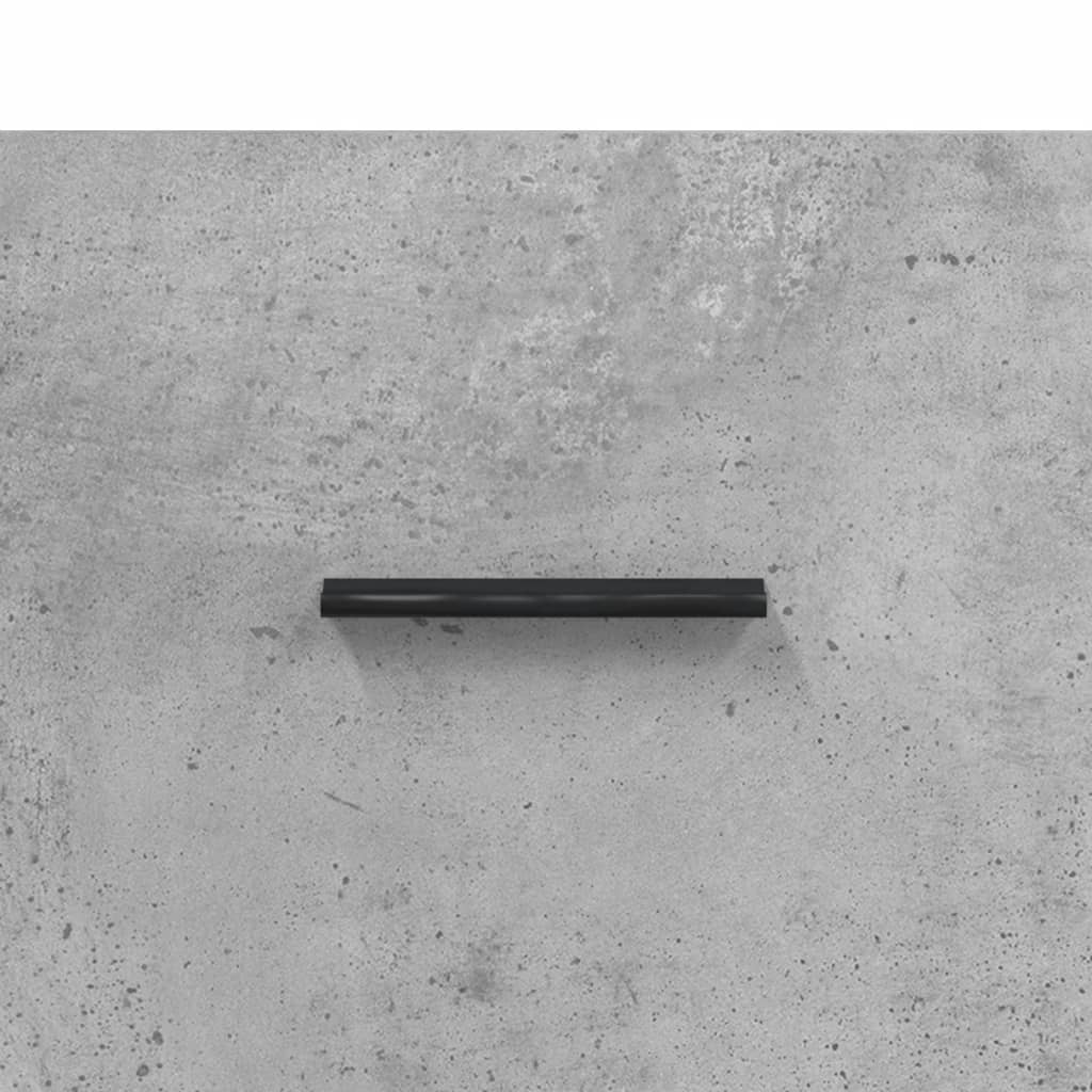 Salongbord betonggrå 50x50x40 cm konstruert tre