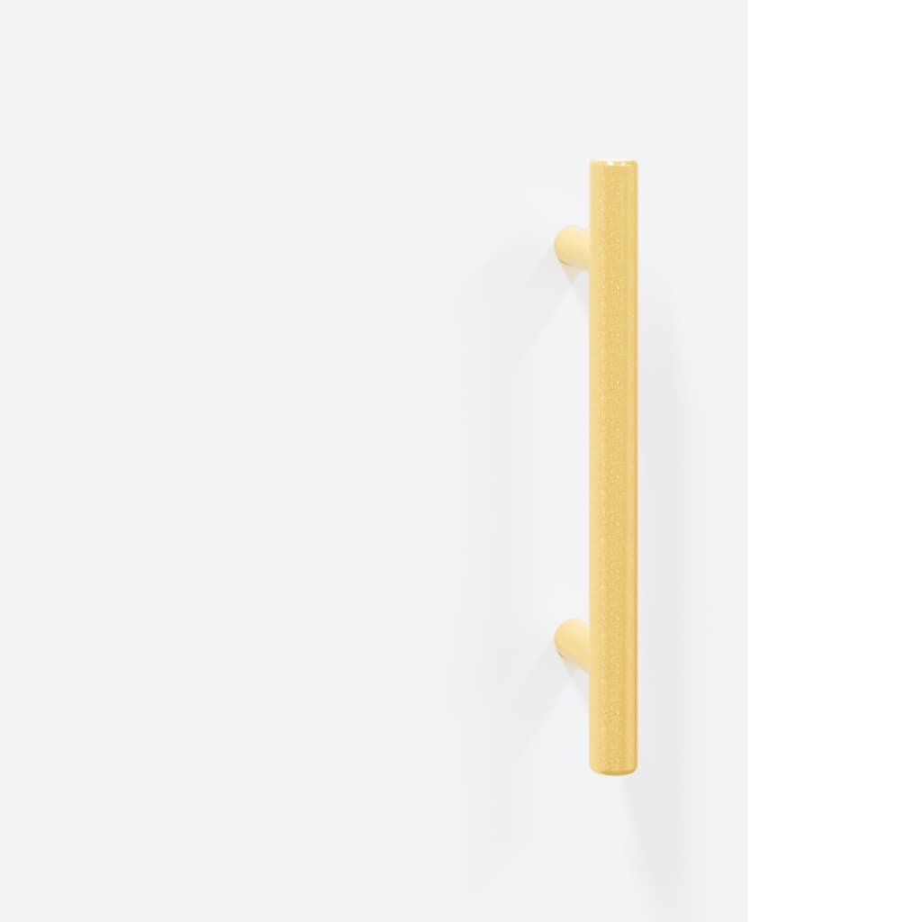 Highboard hvit 69,5x31x115 cm konstruert tre