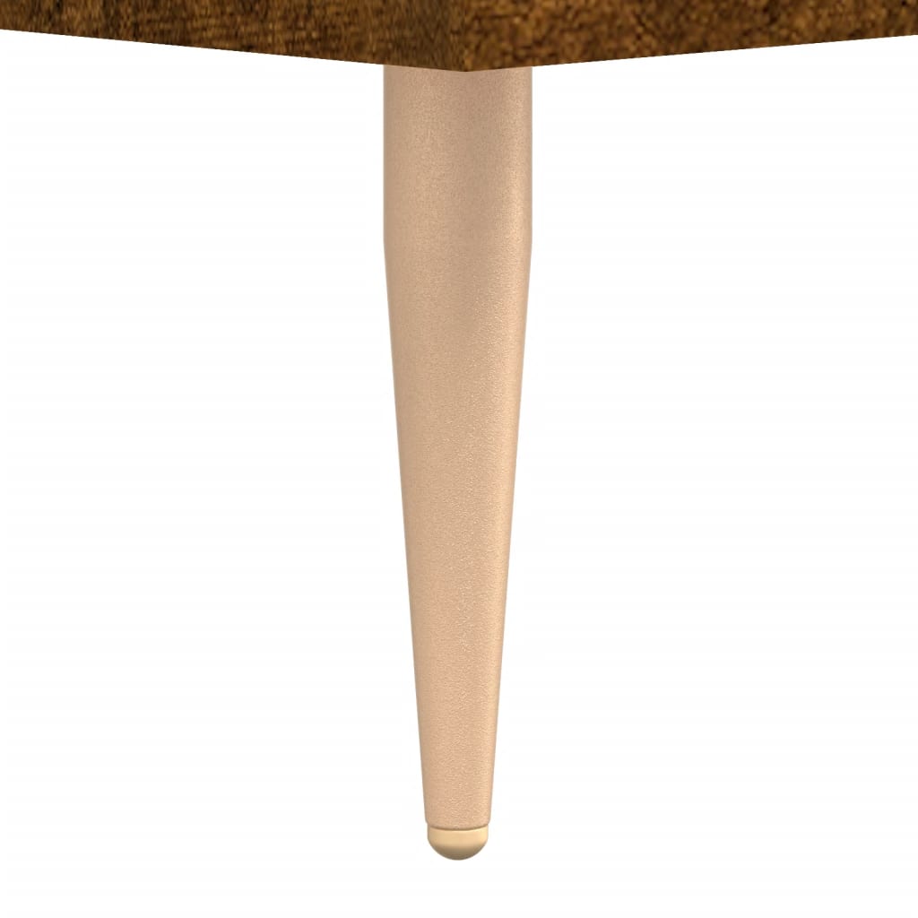 Highboard røkt eik 69,5x31x115 cm konstruert tre